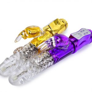 Dương Vật Giả Mạ Kim Ánh Vàng Xoay Ngoáy AD143 02