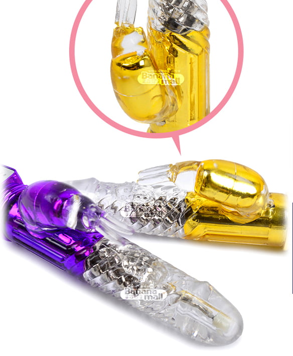 Dương Vật Giả Mạ Kim Ánh Vàng Xoay Ngoáy AD143 04