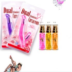 Dương Vật Giả 2 Nhánh Crystal Curves V2 - AD40 05