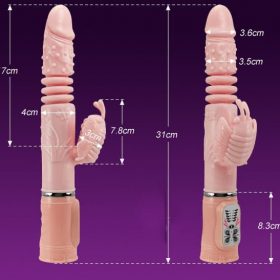 Dương Vật Giả Tỏa Nhiệt, Rung, Thụt, Xoay WILD AD145 05