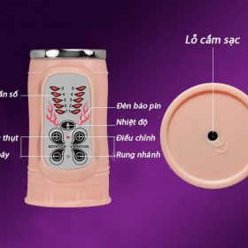 Dương Vật Giả Tỏa Nhiệt, Rung, Thụt, Xoay WILD AD145 06