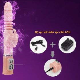 Dương Vật Giả Tỏa Nhiệt, Rung, Thụt, Xoay WILD AD145 07