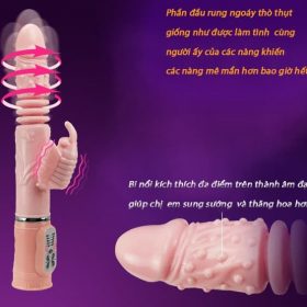 Dương Vật Giả Tỏa Nhiệt, Rung, Thụt, Xoay WILD AD145 08